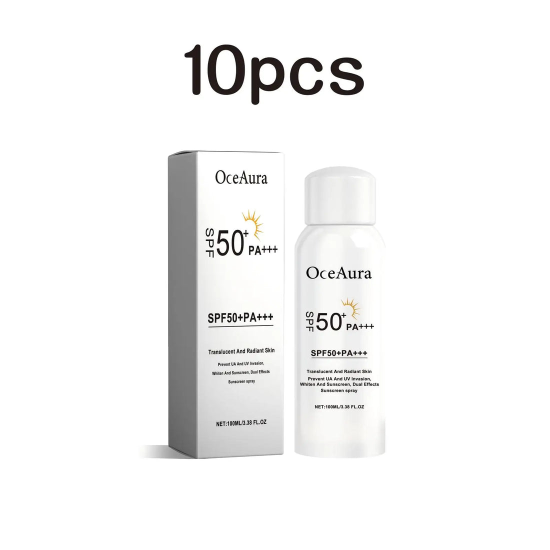 Oceaura SPF Sunscreen Spray – 100ml UV Protection