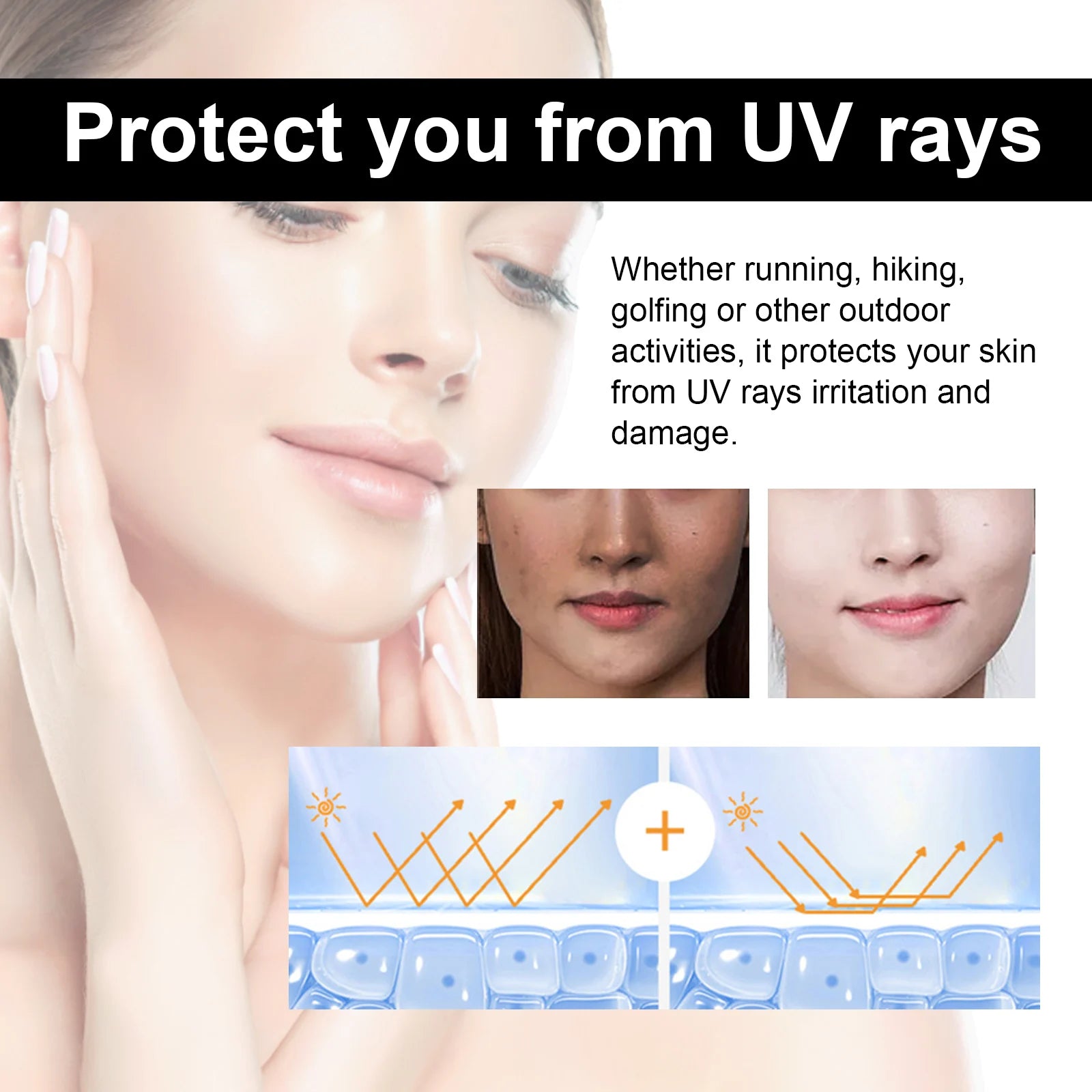 Oceaura SPF Sunscreen Spray – 100ml UV Protection