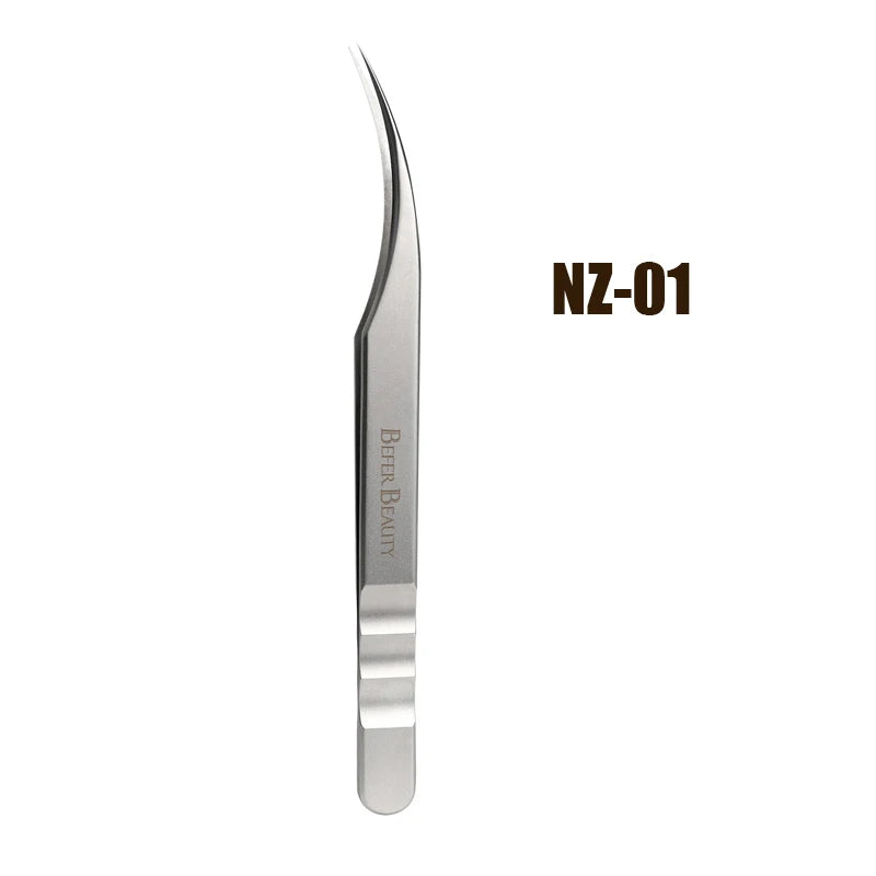 Anti-Static Stainless Steel Eyelash Extension Tweezers