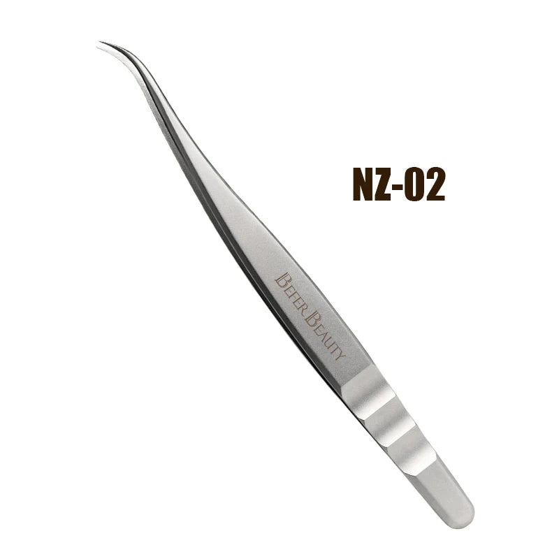 Anti-Static Stainless Steel Eyelash Extension Tweezers