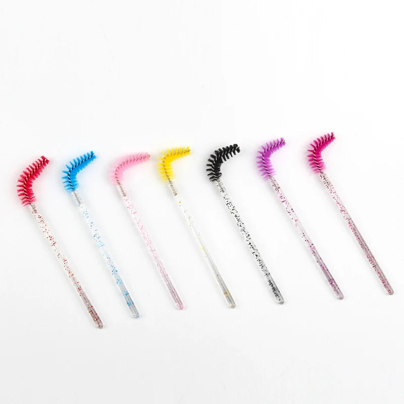 5/25/50pcs Crystal Eyelash Brush Applicators