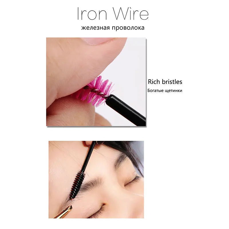 5/25/50pcs Crystal Eyelash Brush Applicators