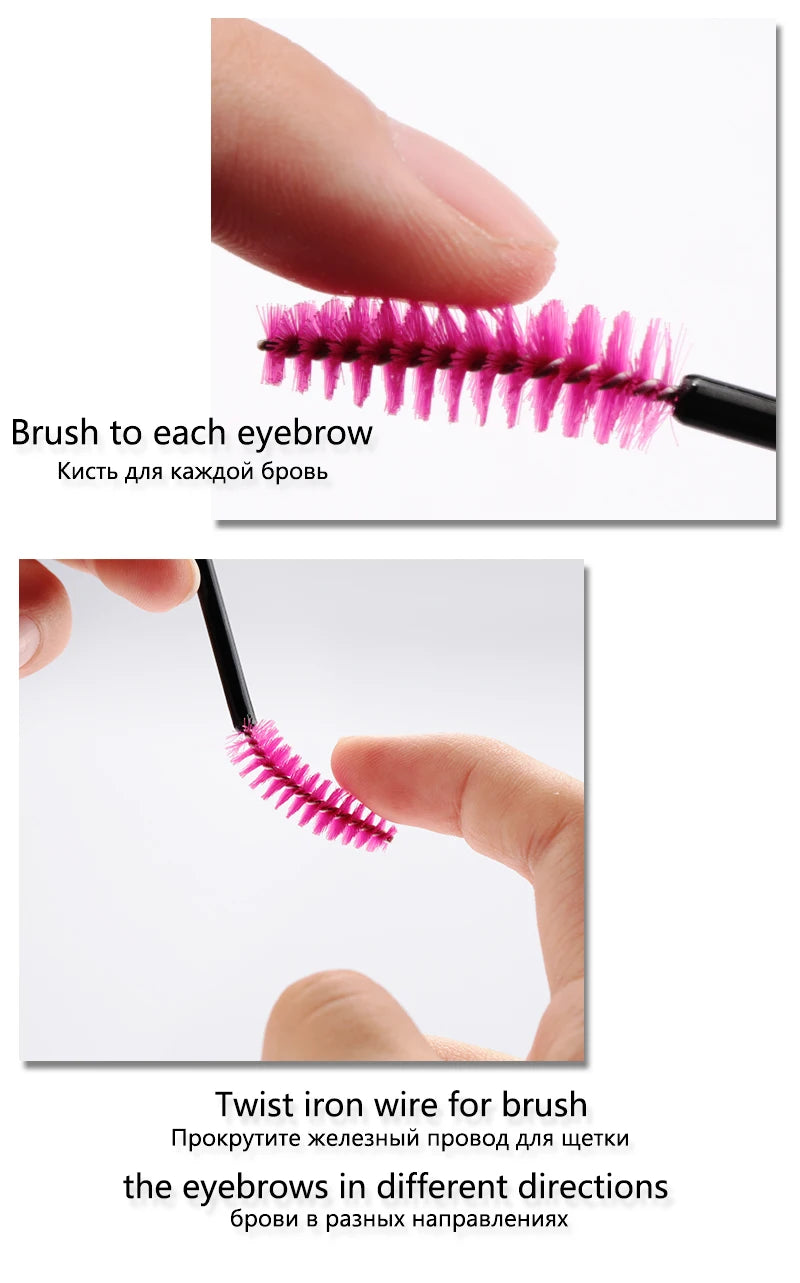 5/25/50pcs Crystal Eyelash Brush Applicators