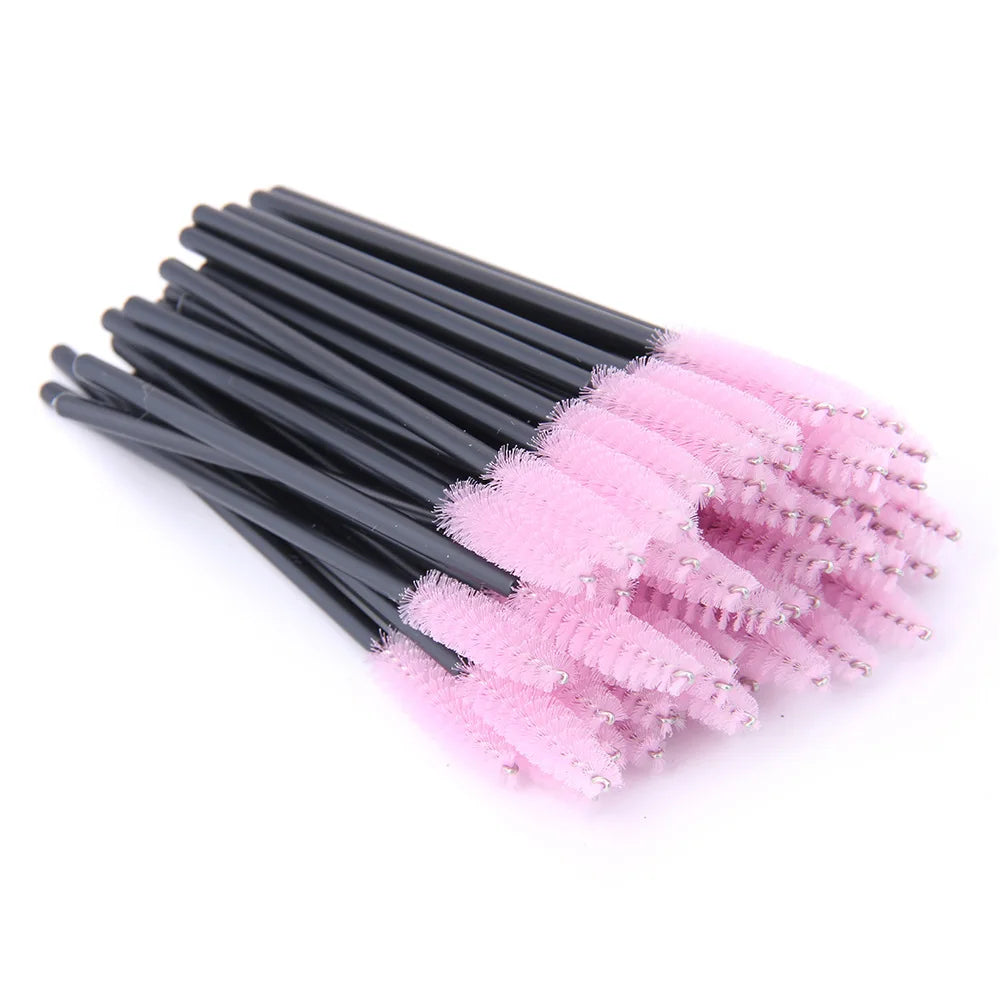 5/25/50pcs Crystal Eyelash Brush Applicators