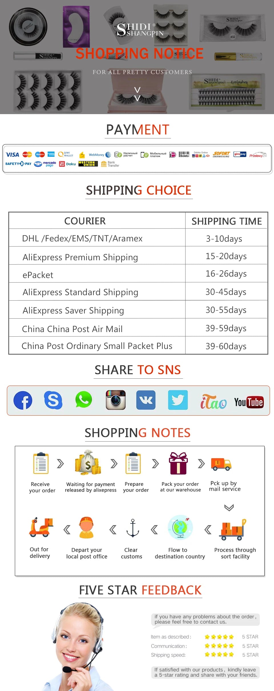 5/25/50pcs Crystal Eyelash Brush Applicators