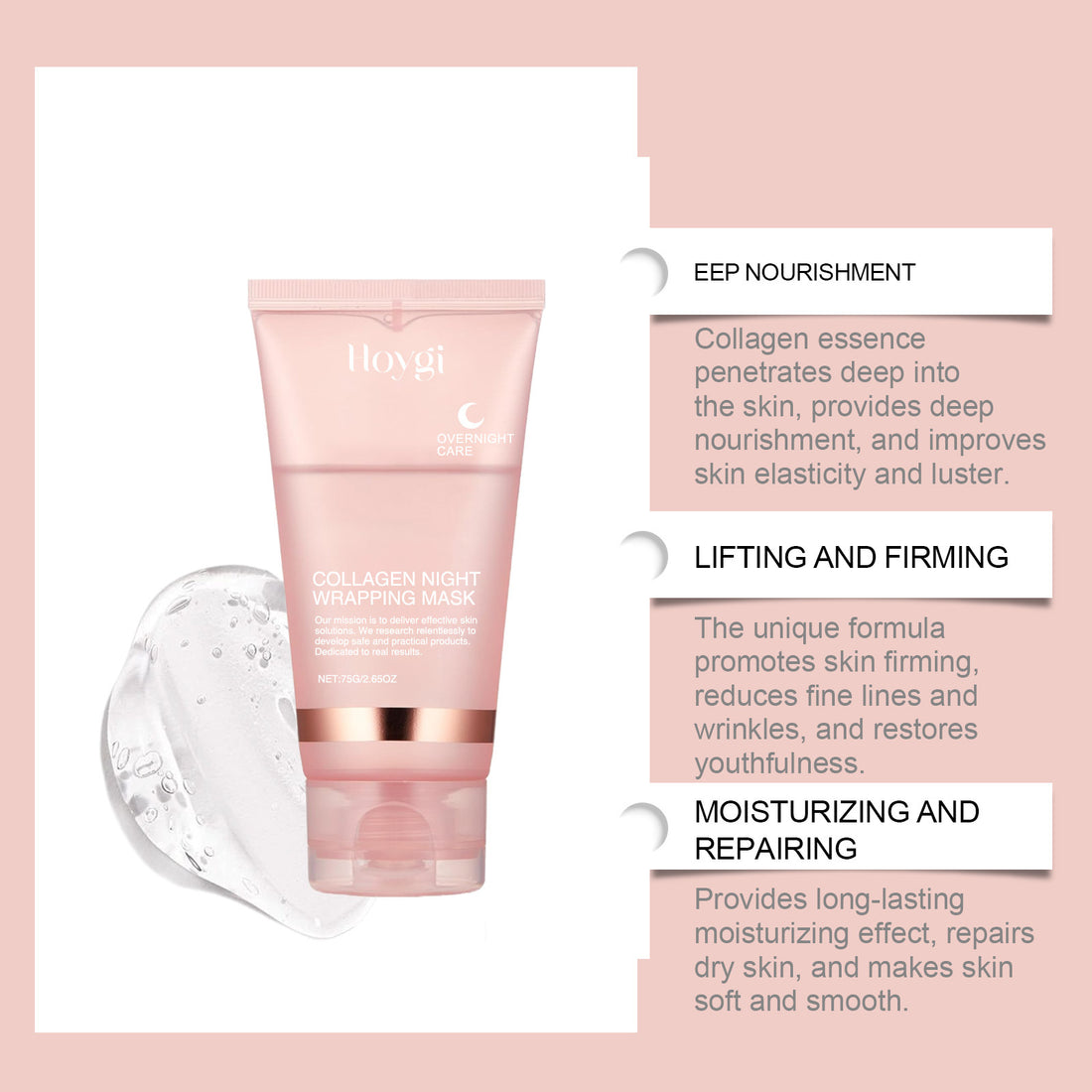 Collagen Overnight Peel-Off Facial Mask Set