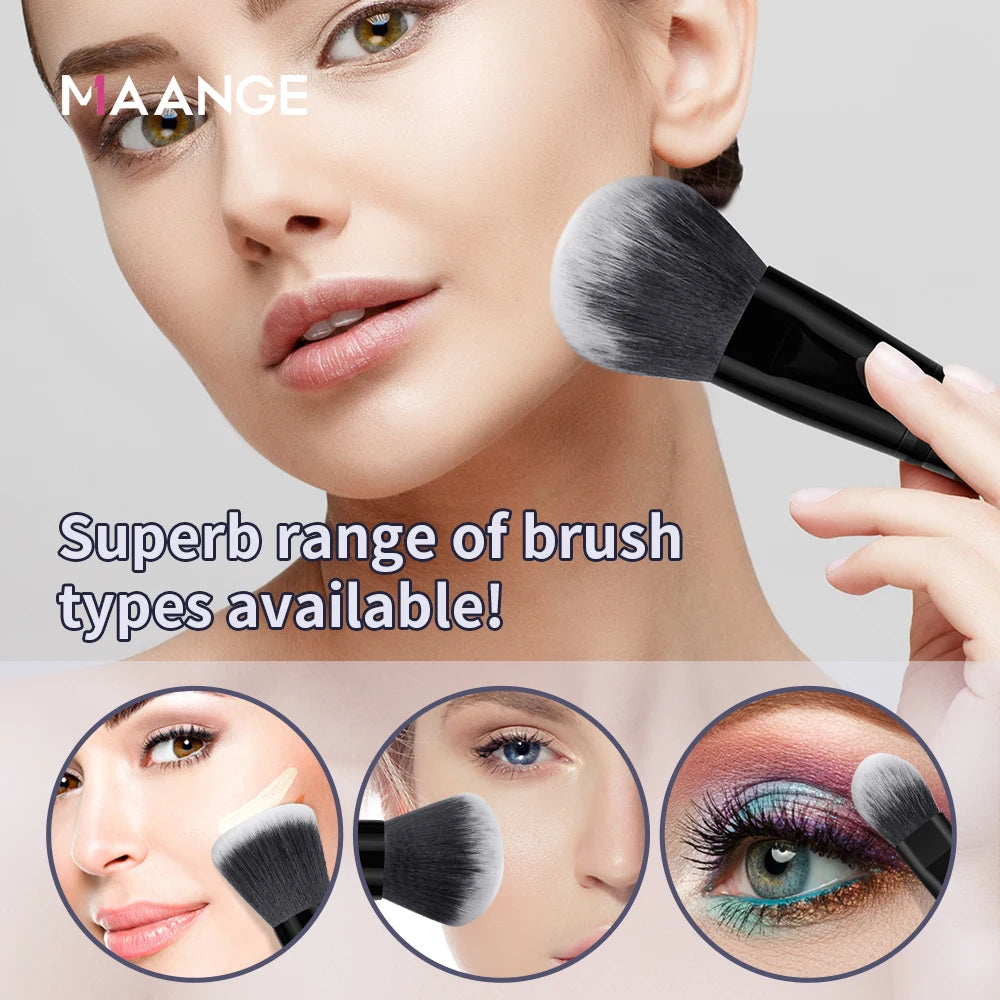 MAANGE 30pcs Professional Makeup Brush Set with Bag