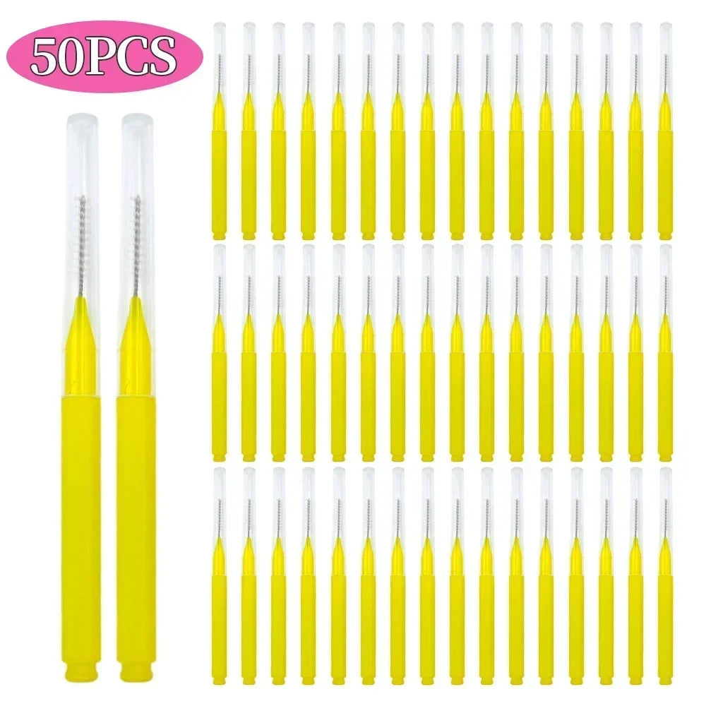 5/10/50pcs Mini Disposable Brow & Lash Brushes