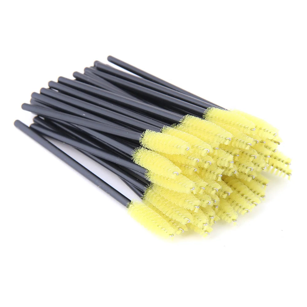 5/25/50pcs Crystal Eyelash Brush Applicators