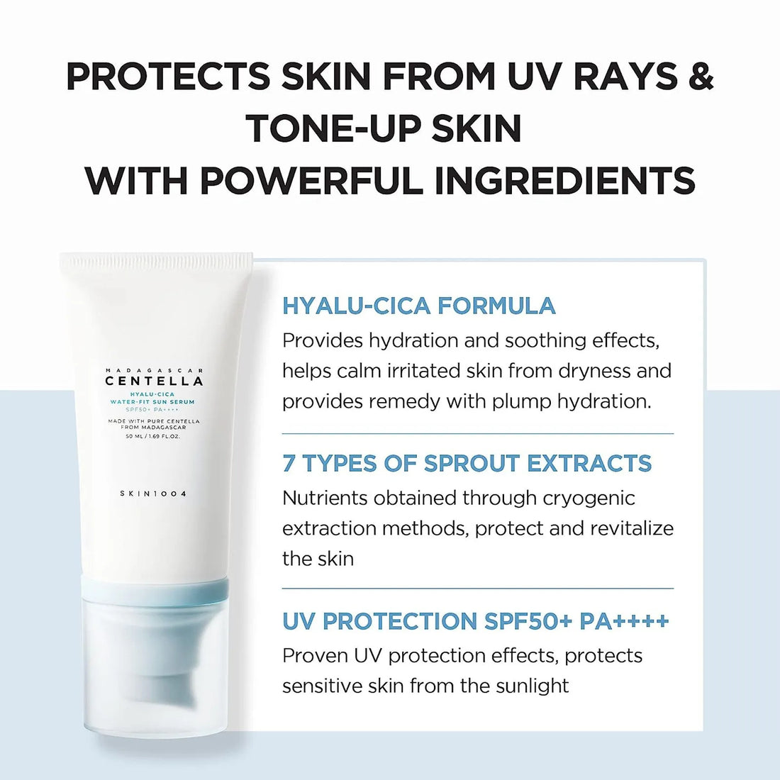 OUHOE Rice Probiotic Sunscreen Cream – SPF50+ PA++++