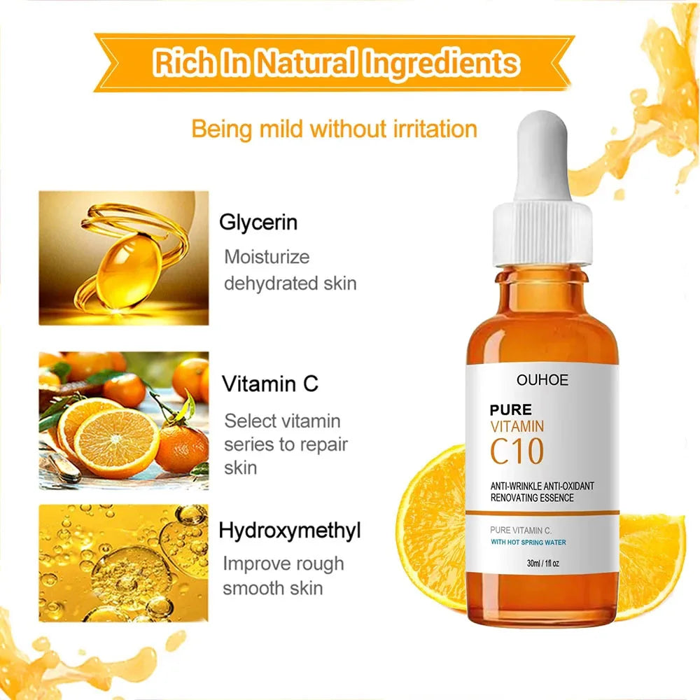 Vitamin C Anti-Aging Serum – Wrinkle Remover & Skin Brightening Essence