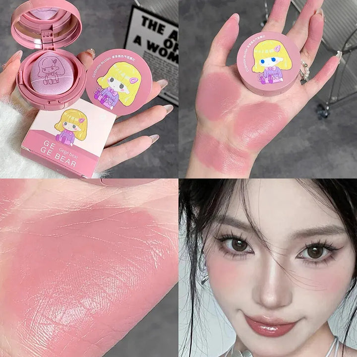 Gege Bear Cushion Blush – Long Lasting, Blendable