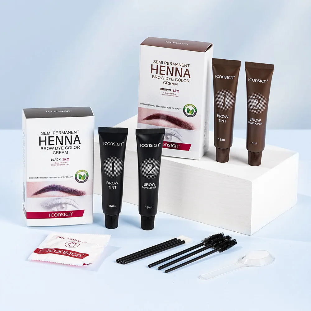 Waterproof Eyelash & Eyebrow Tint Dye Kit