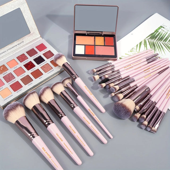 MAANGE 30pcs Professional Makeup Brush Set with Bag