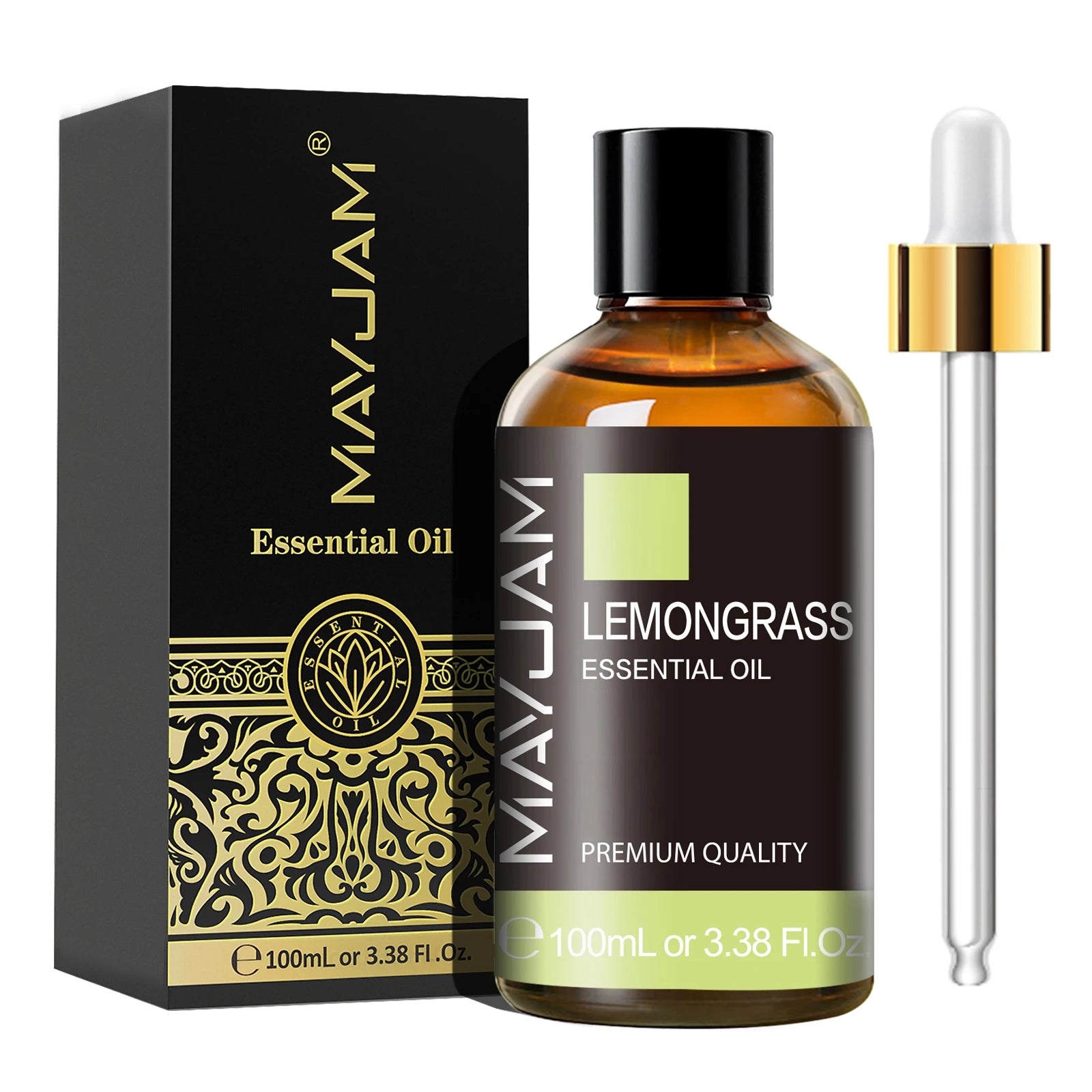 MAYJAM 100ML Essential Oil with Dropper – Sandalwood, Lavender, Eucalyptus, Vanilla