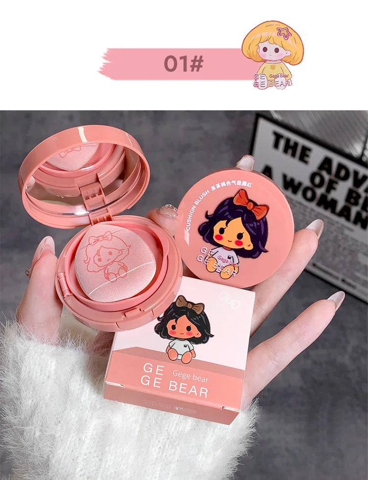 Gege Bear Cushion Blush – Long Lasting, Blendable