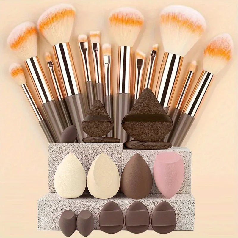 8–29Pcs Professional Makeup Brush Set for Women