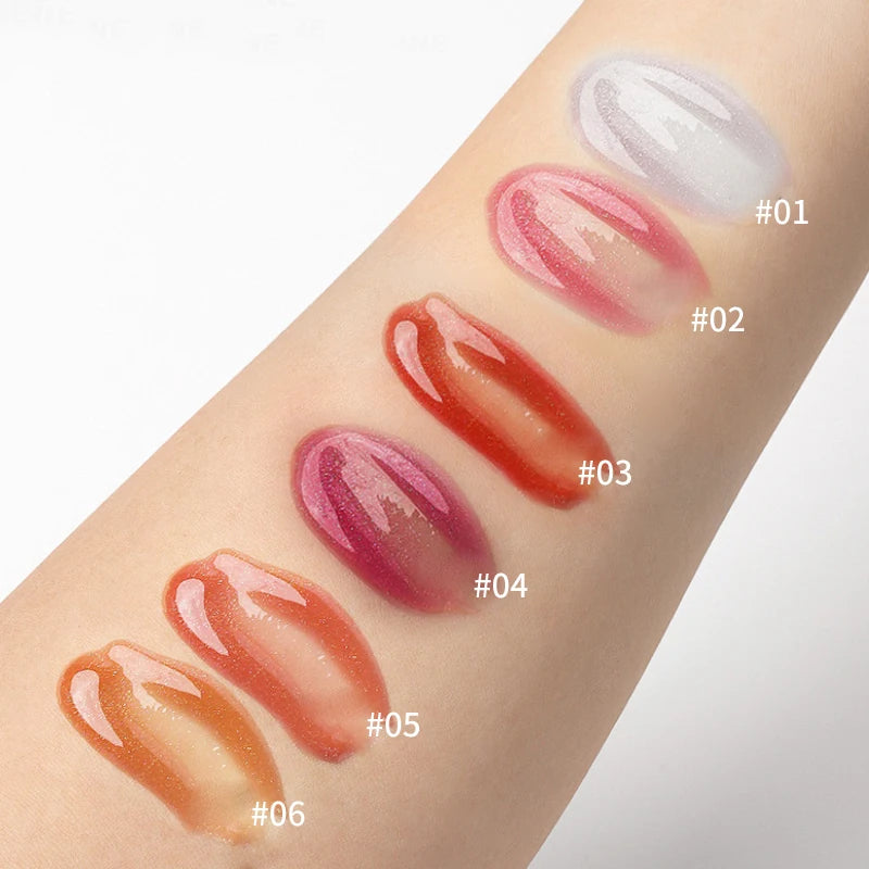 MAGIC CASA 6pcs Jelly Lip Oil – Hydrating, Plumping & Glossy Finish