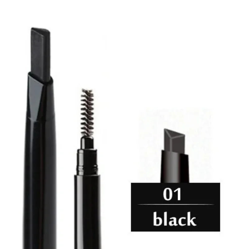 Waterproof Double-Head Micro-Fork Eyebrow Pencil – Long-Lasting Natural Finish