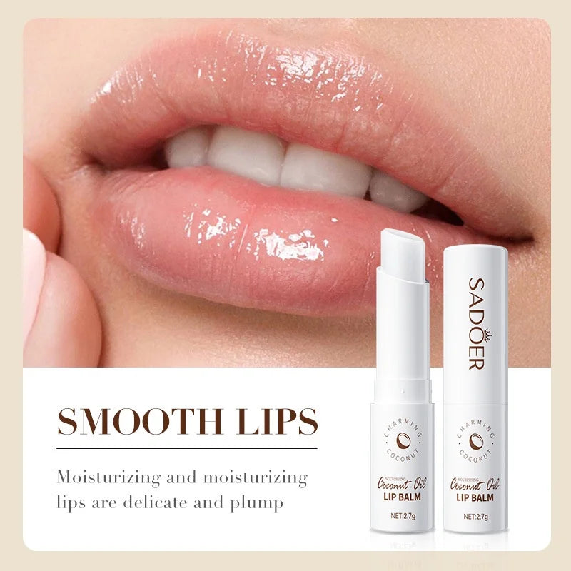 SADOER Lip Balm – Aloe, Coconut & Vitamin C Moisturizing Stick 2.7g