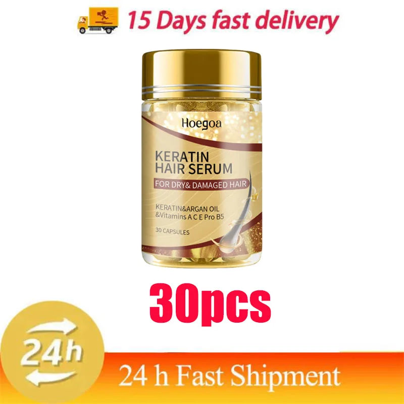 Magic Keratin Hair Vitamin Capsules – Deep Moisture & Repair