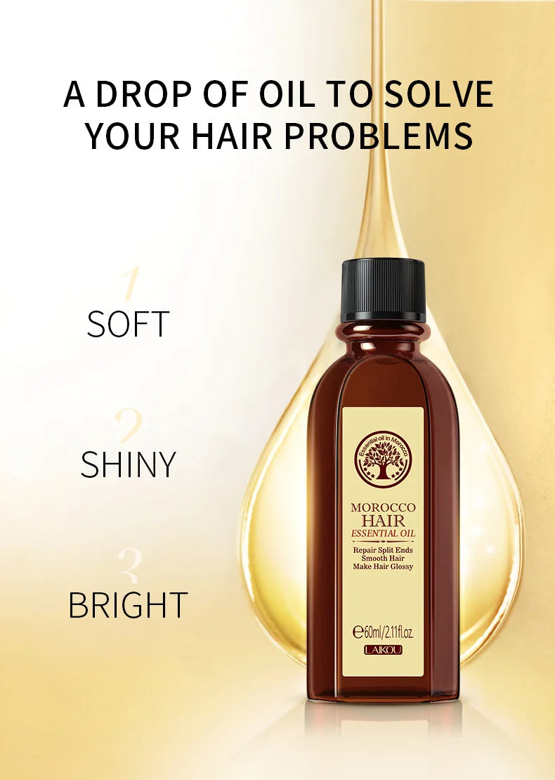 Argan Essence Hair Oil – Smooth, Nourish & Repair