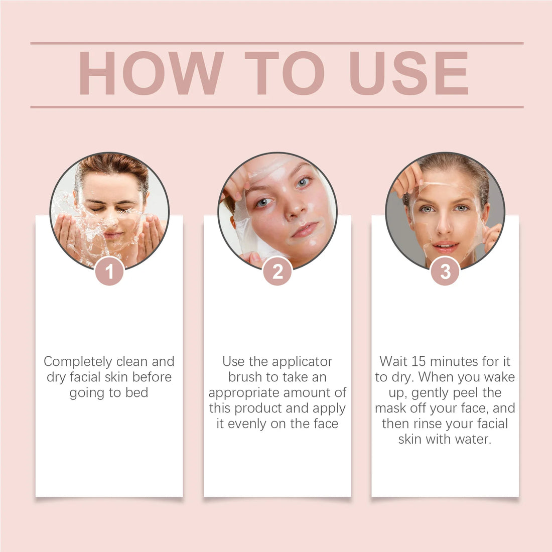 Collagen Overnight Peel-Off Facial Mask Set