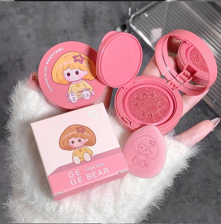 Gege Bear Cushion Blush – Long Lasting, Blendable