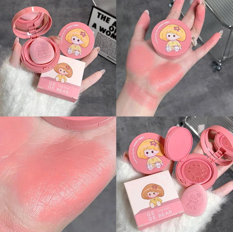 Gege Bear Cushion Blush – Long Lasting, Blendable