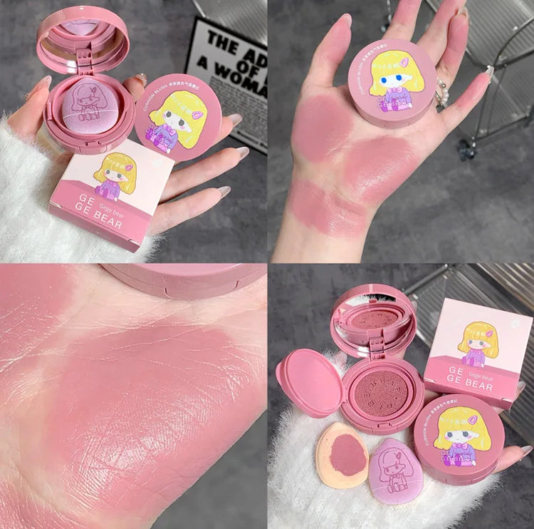 Gege Bear Cushion Blush – Long Lasting, Blendable