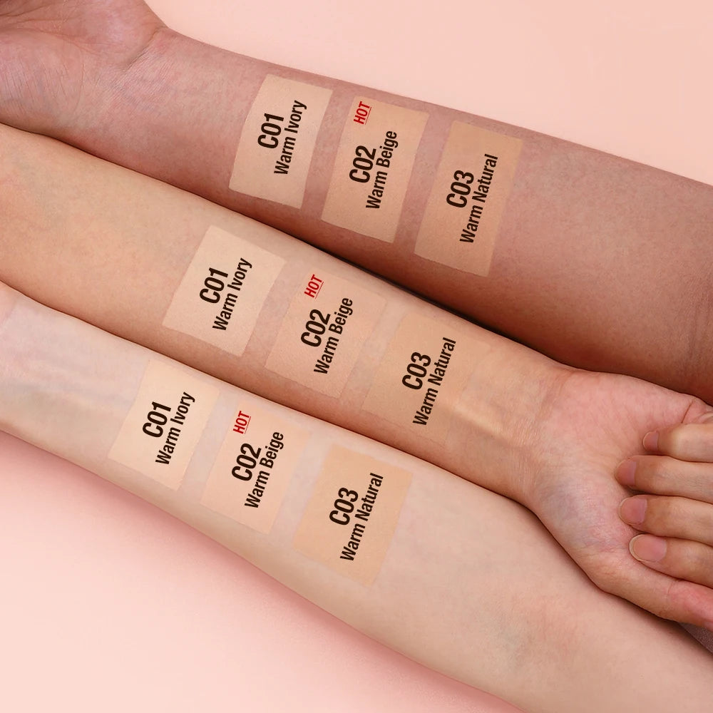 O.TWO.O High-Coverage Liquid Foundation – Waterproof & SPF