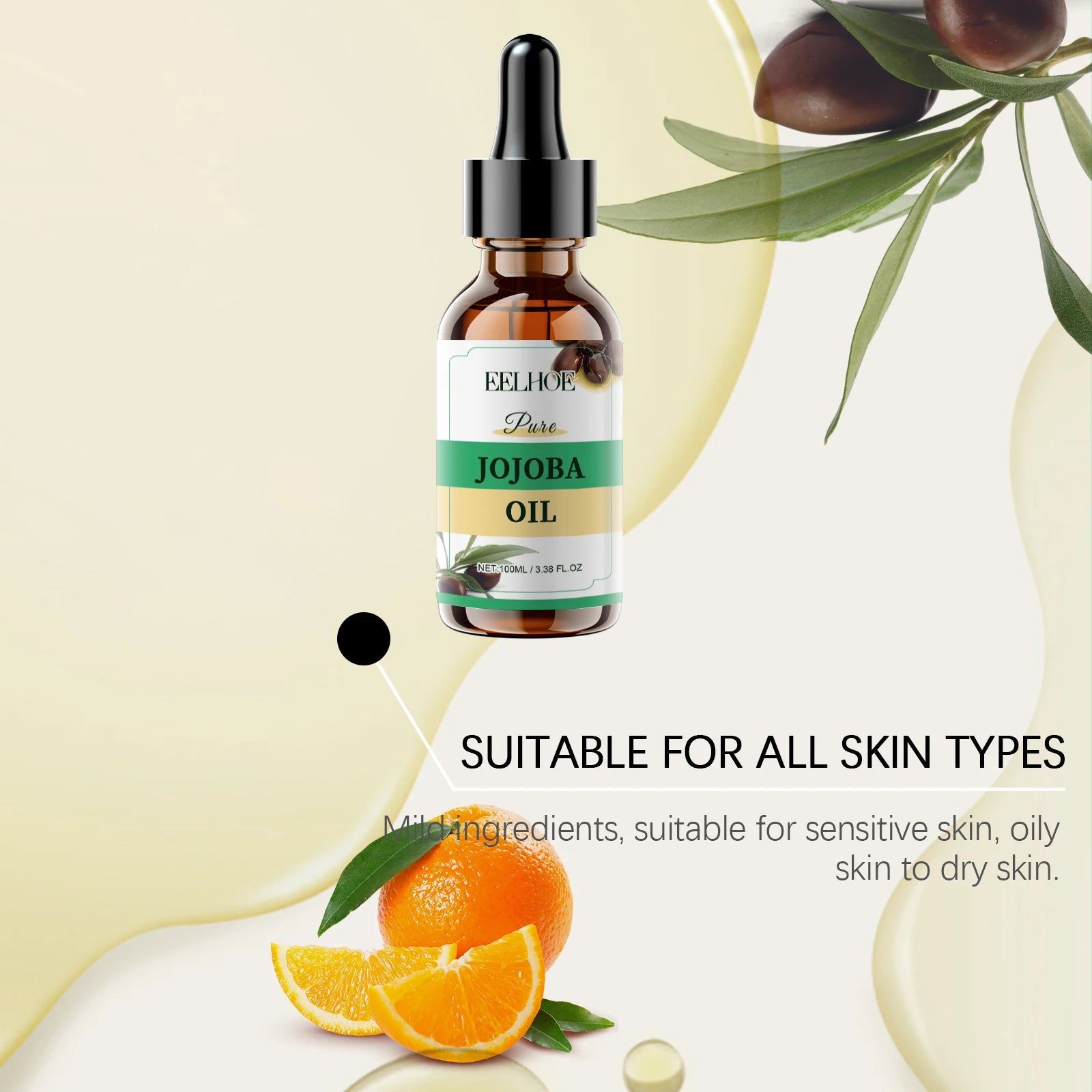 Natural Organic Jojoba Facial Oil – Moisturizing & Anti-Aging