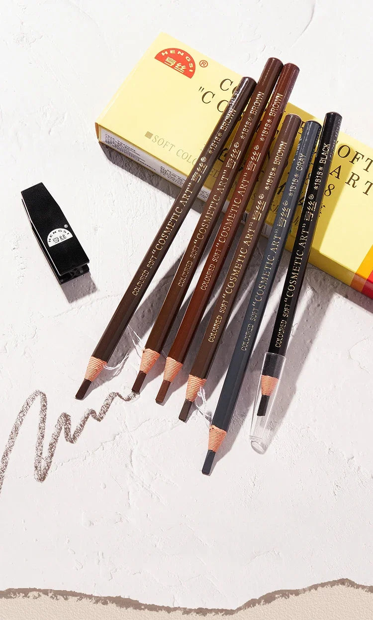 5pcs Waterproof Microblading Eyebrow Pencil Set