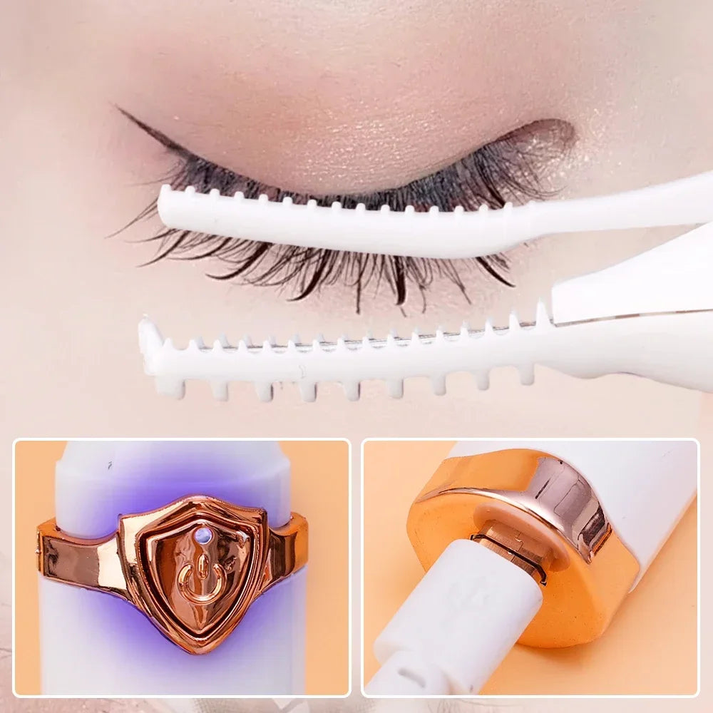 Electric Heated Eyelash Curler with Temp Control