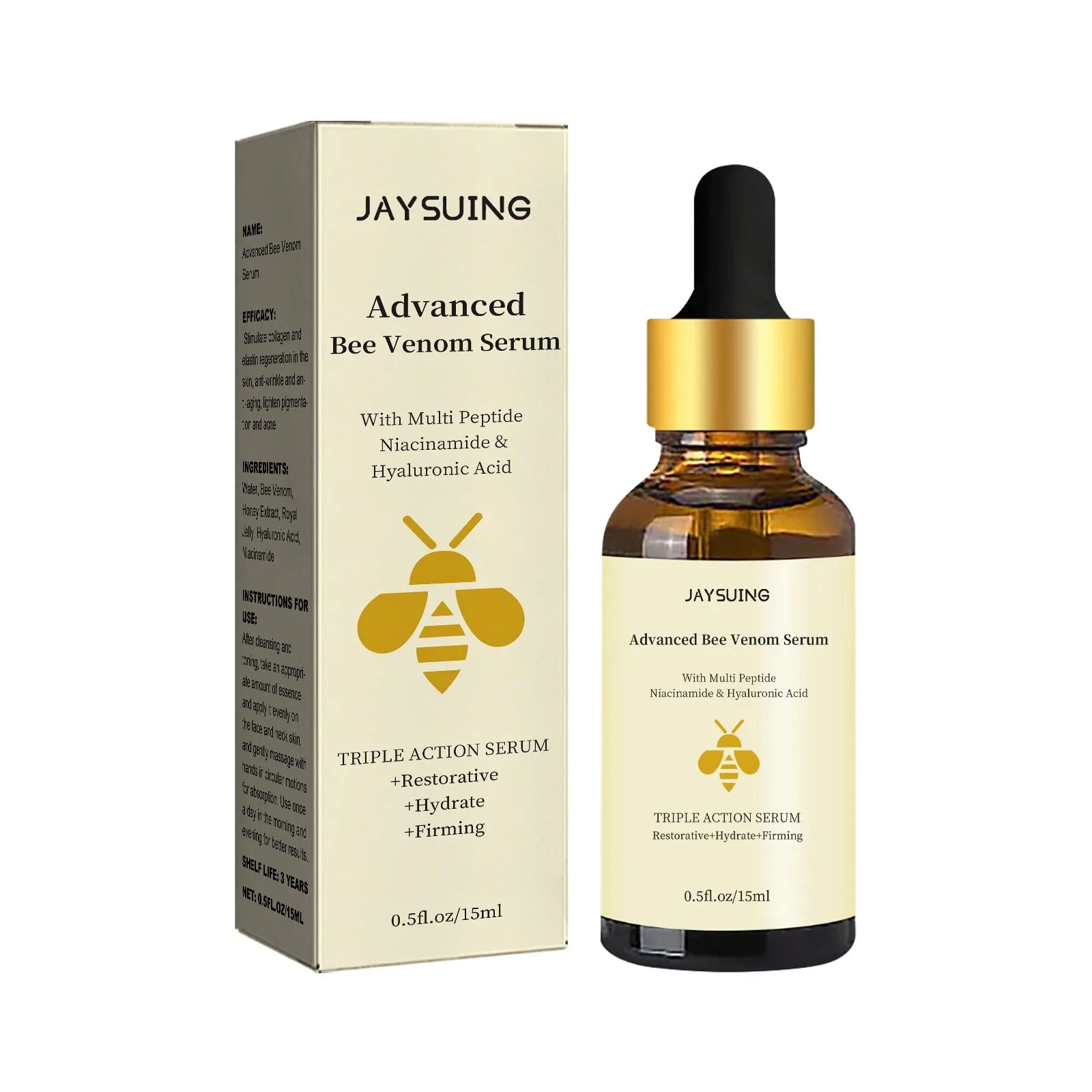 1/2/3pcs Bee Venom Face Serum – Anti-Wrinkle Essence