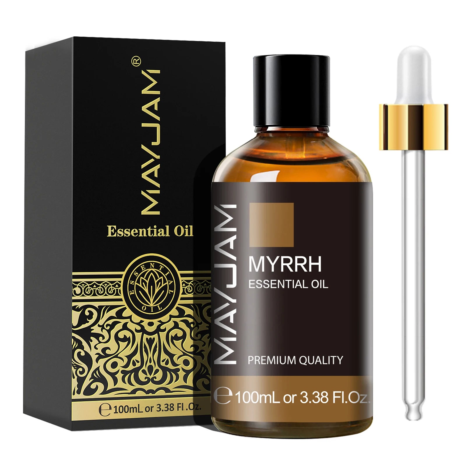 MAYJAM 100ML Essential Oil with Dropper – Sandalwood, Lavender, Eucalyptus, Vanilla