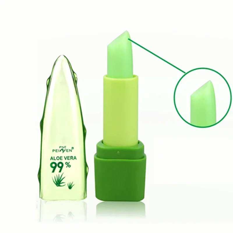 99% Aloe Vera Jelly Lipstick – Temperature-Color Changing & Long-Lasting