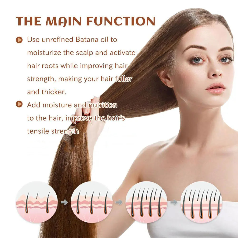 100% Pure Organic Batana Hair Growth Oil Mask
