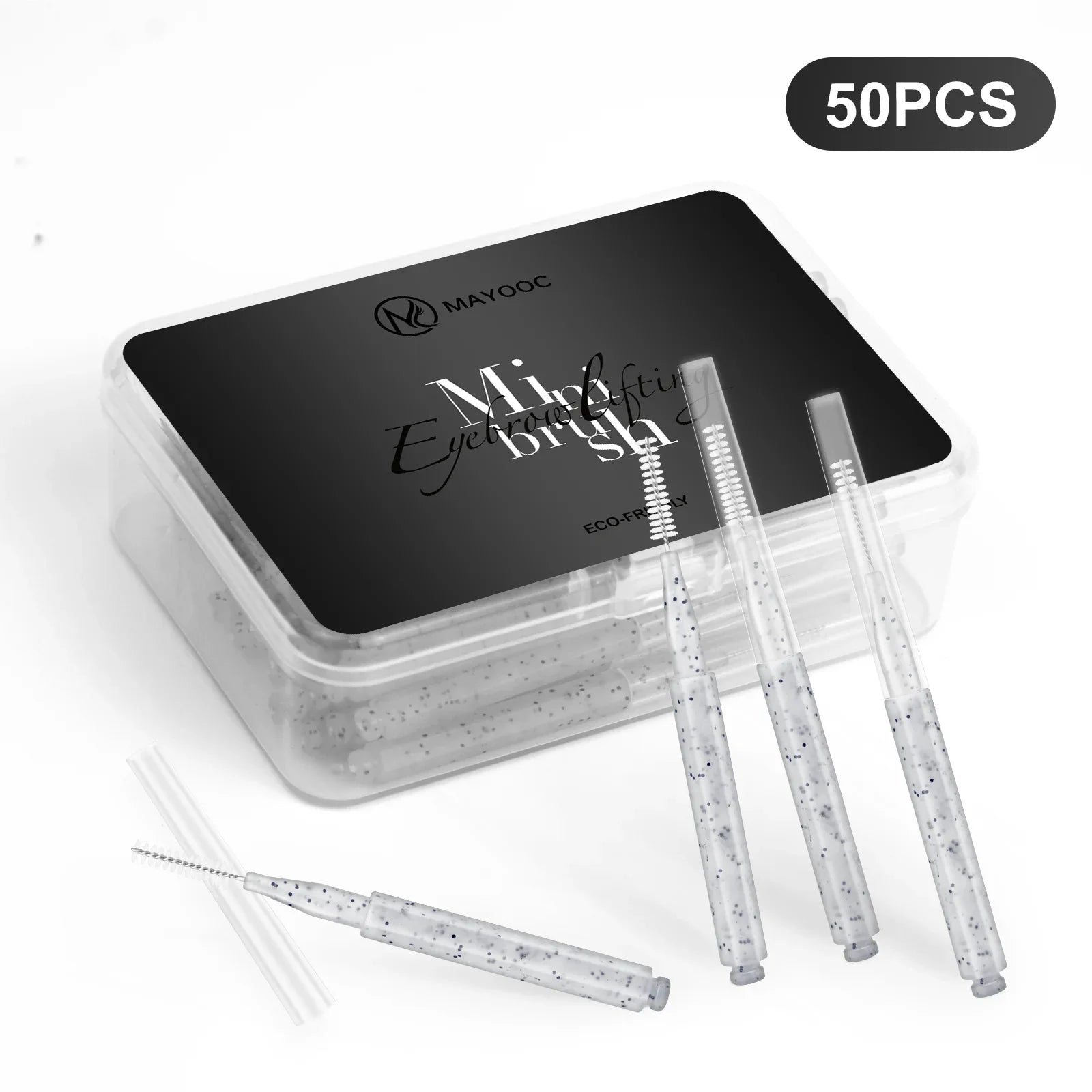 5/10/50pcs Mini Disposable Brow & Lash Brushes
