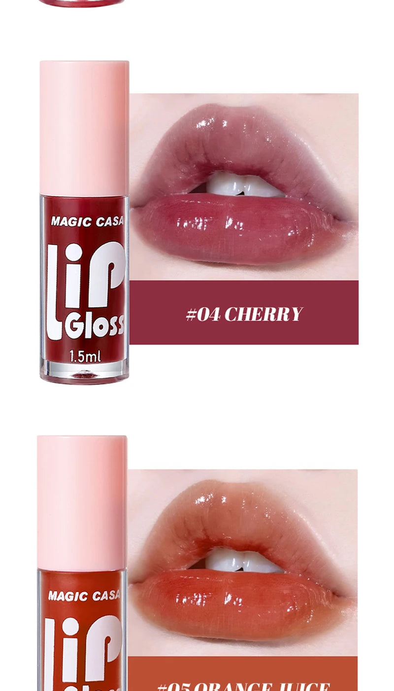 MAGIC CASA 6pcs Jelly Lip Oil – Hydrating, Plumping & Glossy Finish