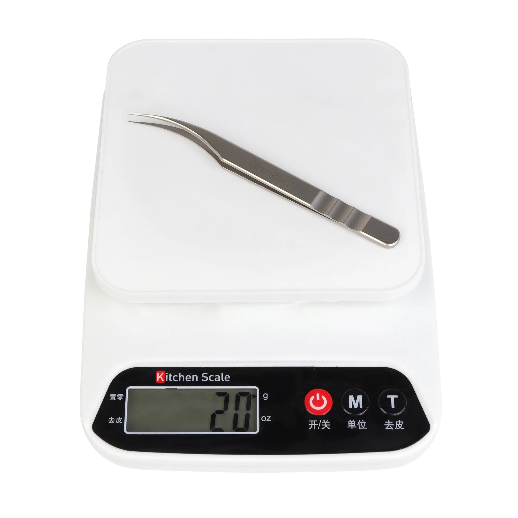 Anti-Static Stainless Steel Eyelash Extension Tweezers