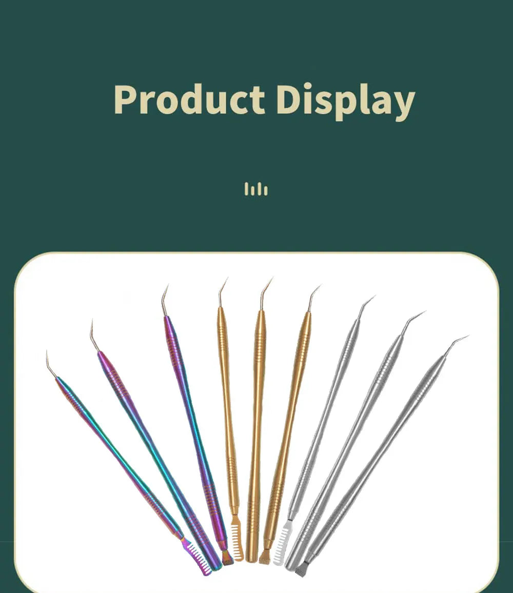 Stainless Steel Lash Lift Perming Stick & Comb