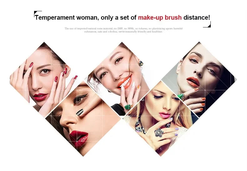8–29Pcs Professional Makeup Brush Set for Women