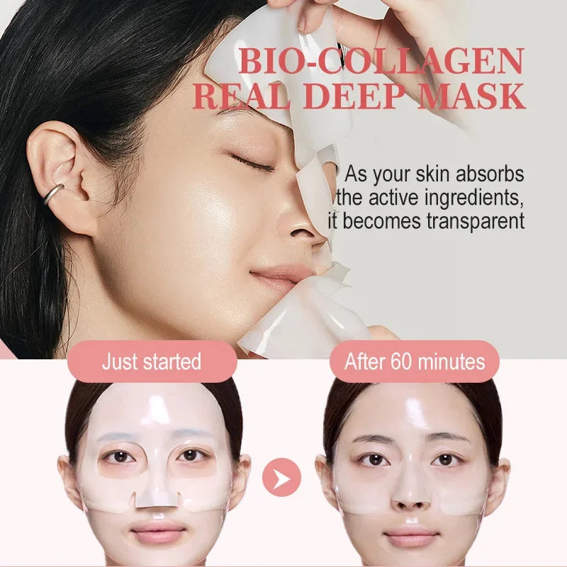 Bio Collagen Hydrating Face Mask – Pore Minimizing & Brightening