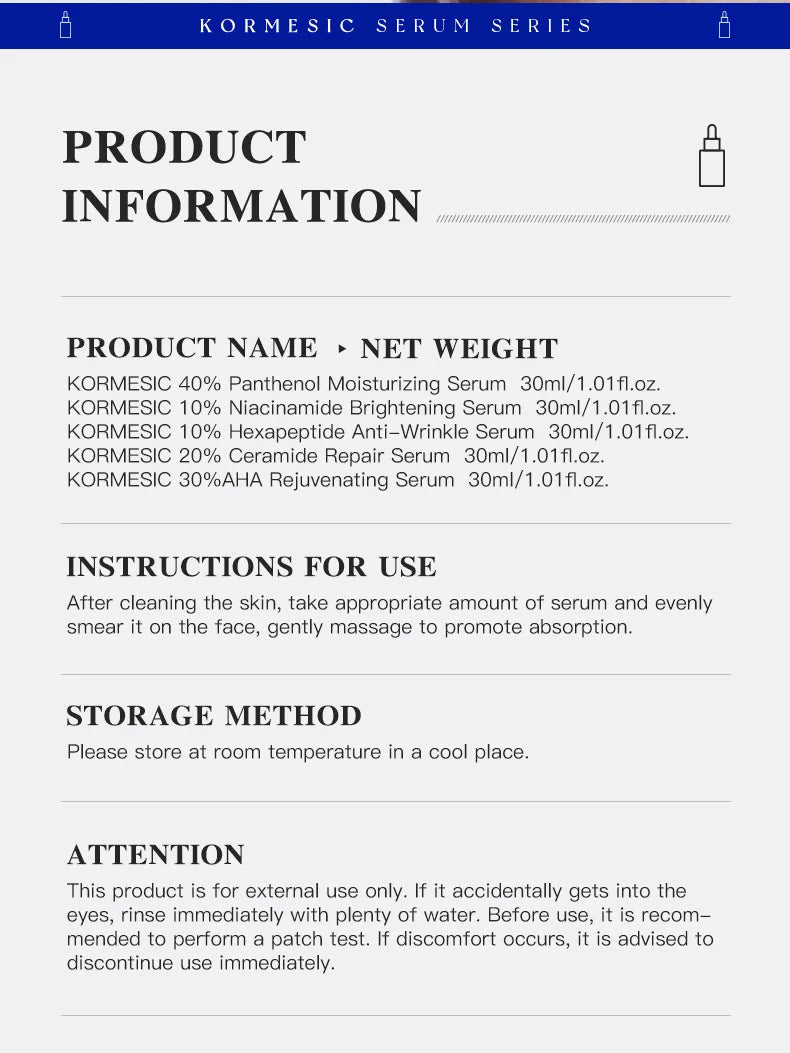 AHA Niacinamide Brightening Face Serum