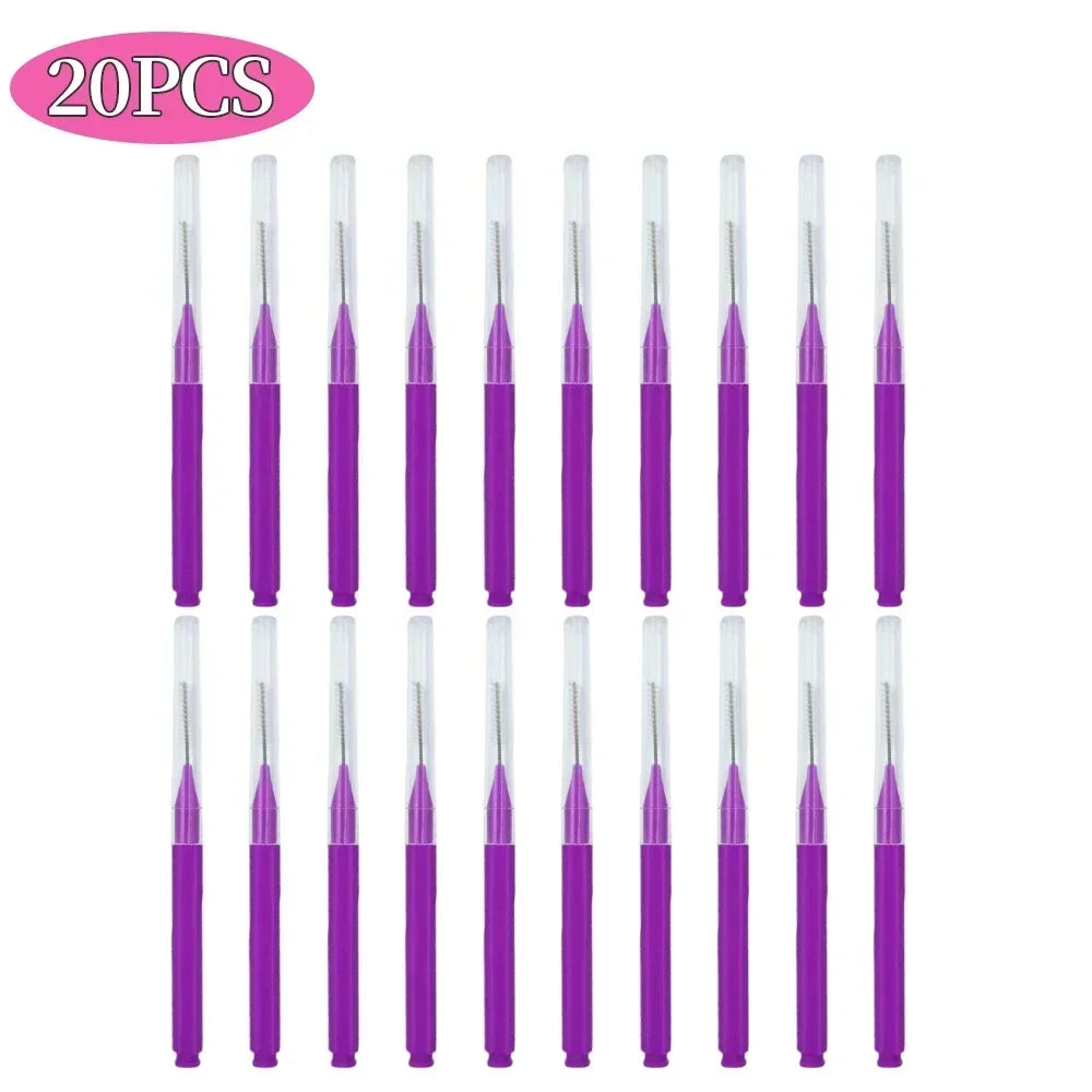 5/10/50pcs Mini Disposable Brow & Lash Brushes