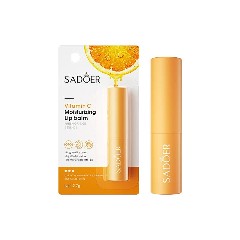 SADOER Lip Balm – Aloe, Coconut & Vitamin C Moisturizing Stick 2.7g