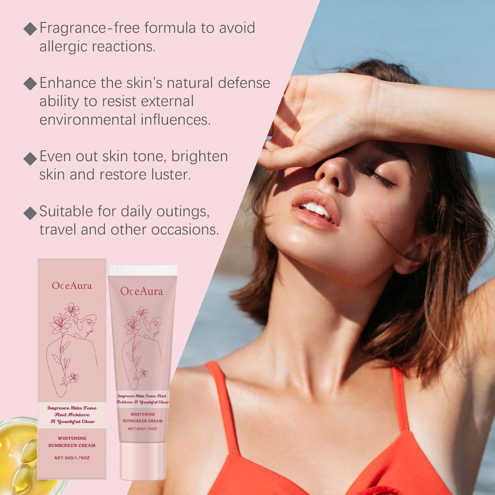 Hyaluronic Acid Sunscreen Cream – Face & Body UV Protection