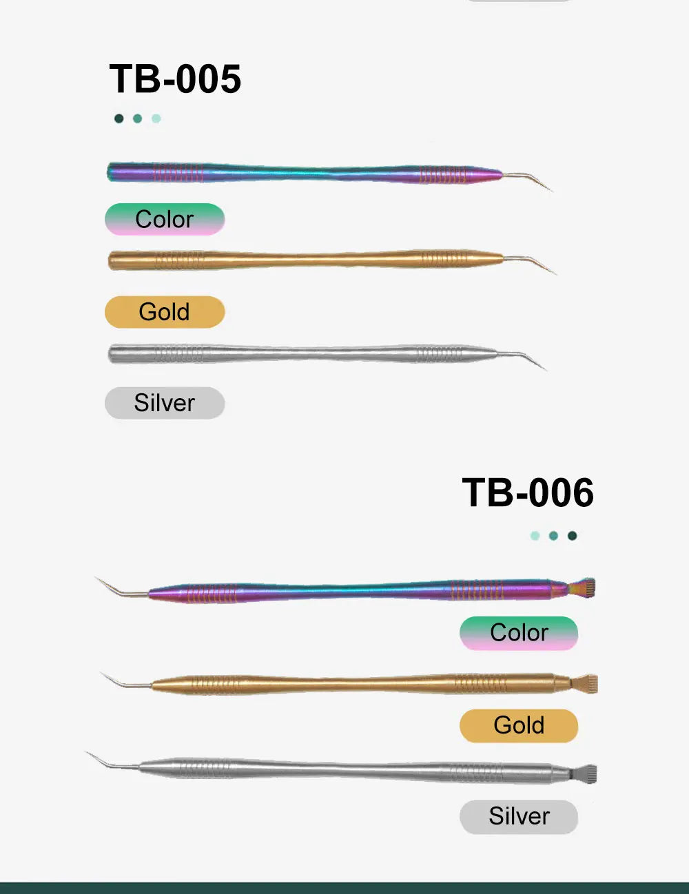 Stainless Steel Lash Lift Perming Stick & Comb