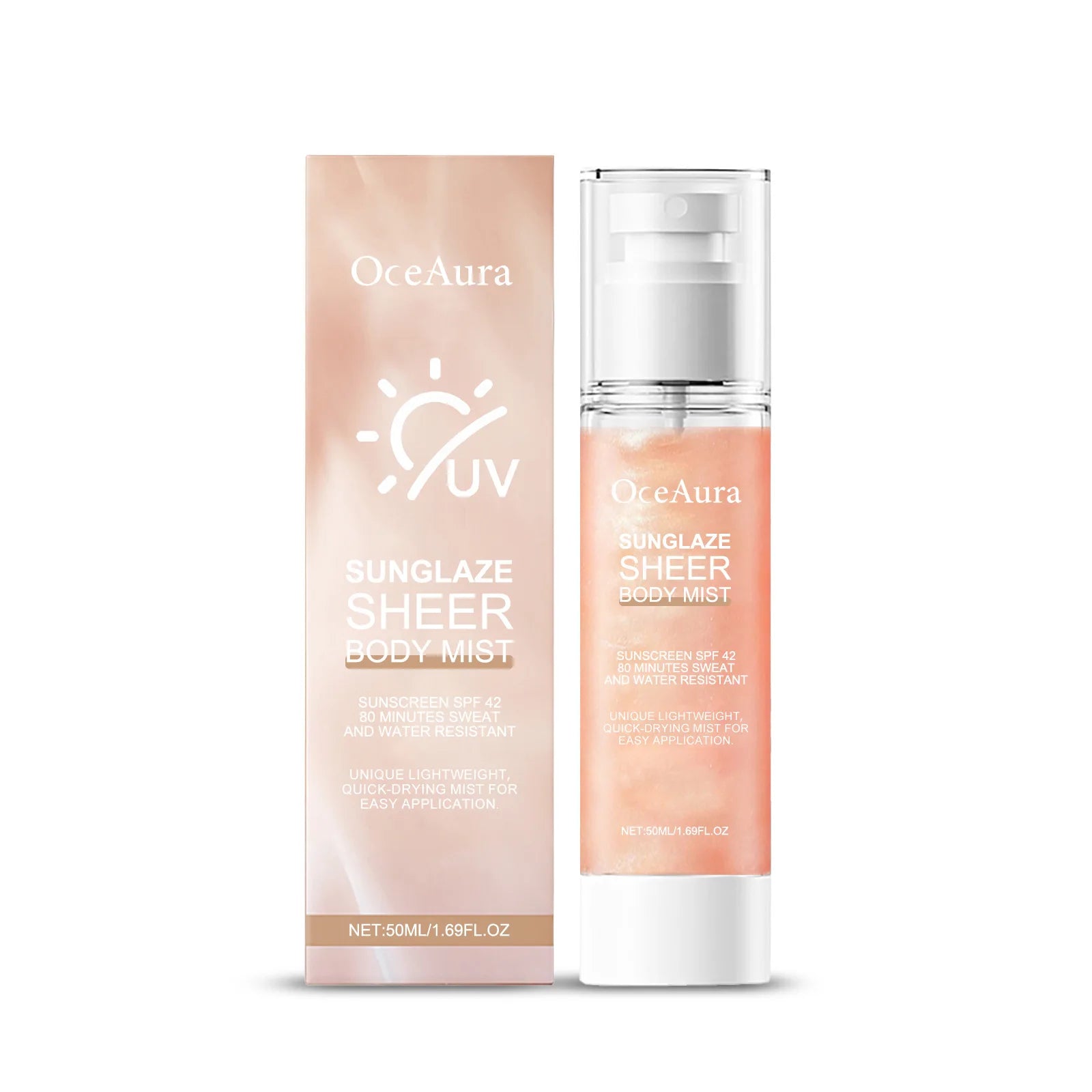 Oceaura Hyaluronic Acid Body Sunscreen Spray – SPF42